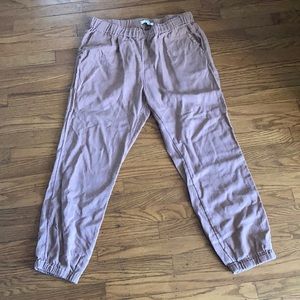 Madewell linen blend joggers